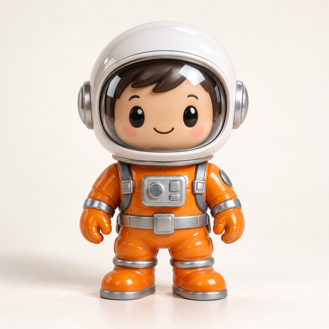 Collectible astronaut figure custom development example